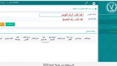 بوابة الحج المصرية| نتيجة قرعة الحج لعام 2019 بجميع محافظات مصر