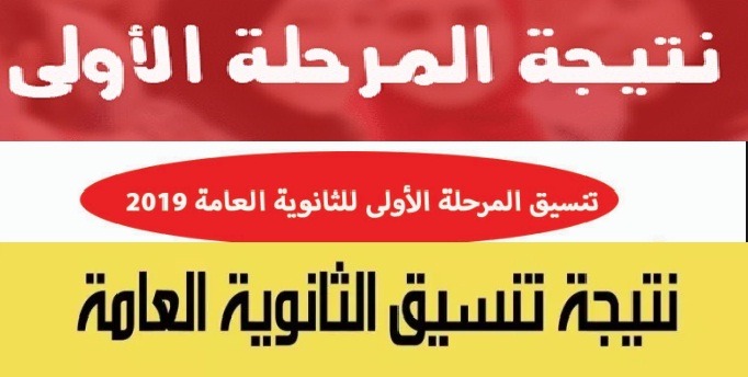 نتيجة تنسيق المرحلة الاولى للثانوية العامة 2019 رابط بوابة الحكومة المصرية للتنسيق